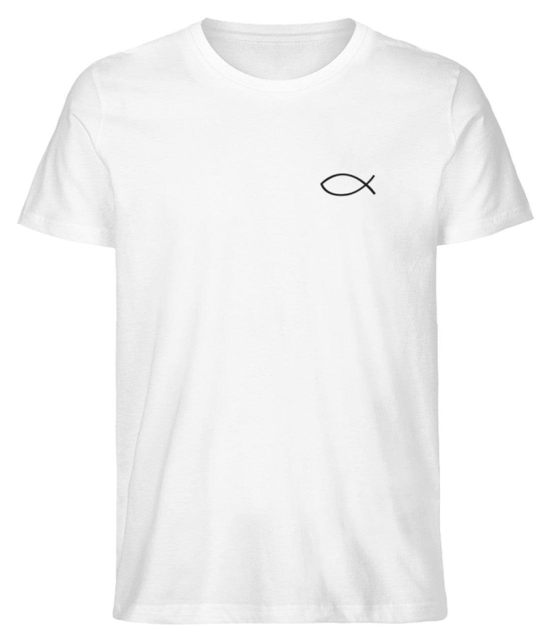 Christlicher Fisch Schwarz  - Herren Shirt