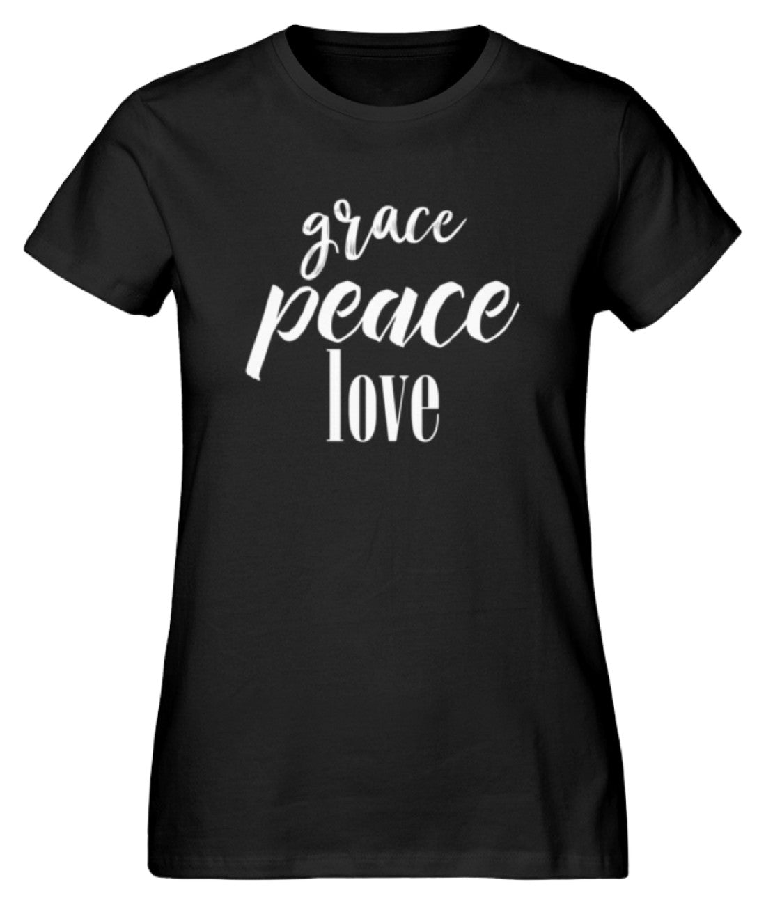 GRACE PEACE LOVE  - Damen Premium Organic Shirt