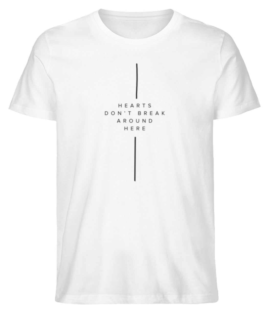 Kreuz Hearts don't break here  - Herren Shirt