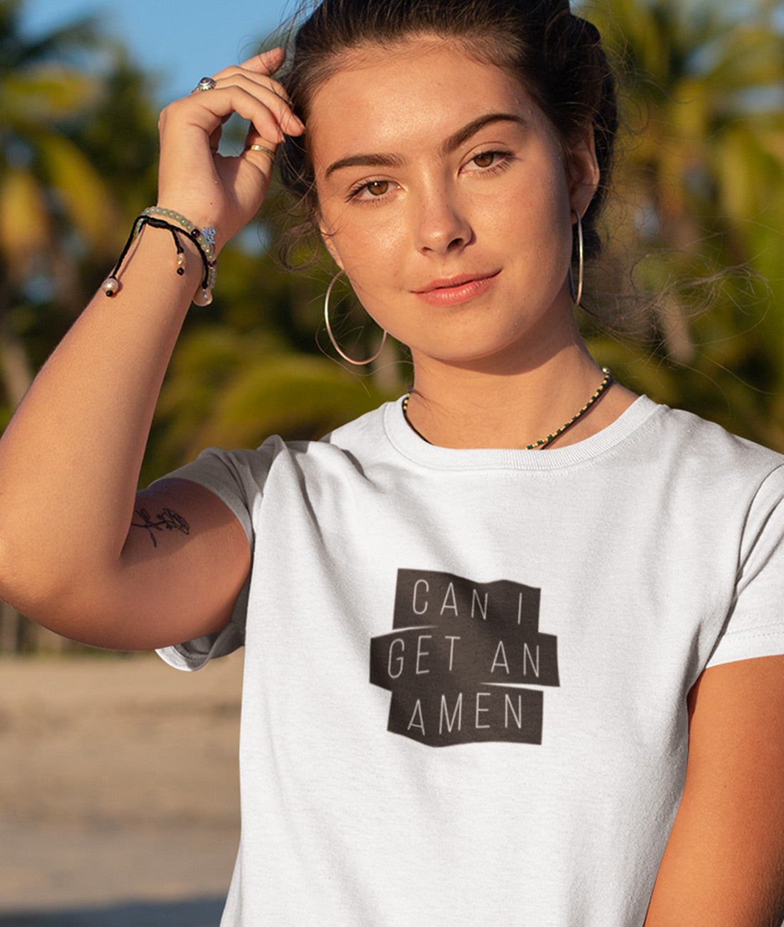 Can I get an Amen  - Damen Premium Organic Shirt