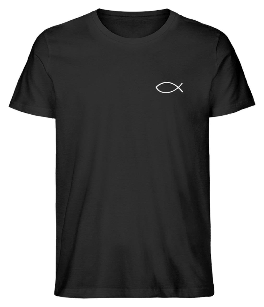 Christlicher Frisch Logo Weiss  - Herren Shirt