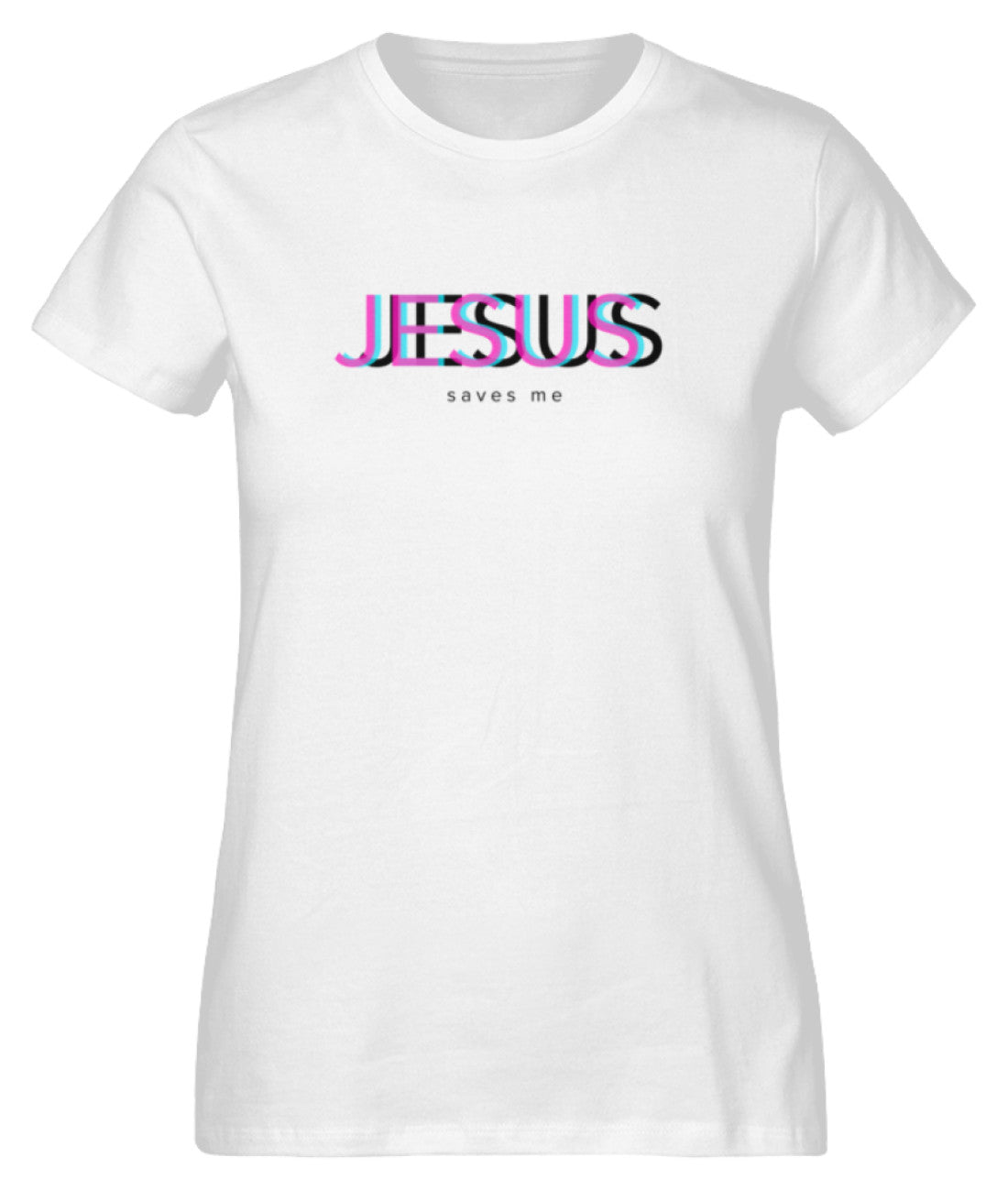 Jesus saves me  - Damen Premium Organic Shirt
