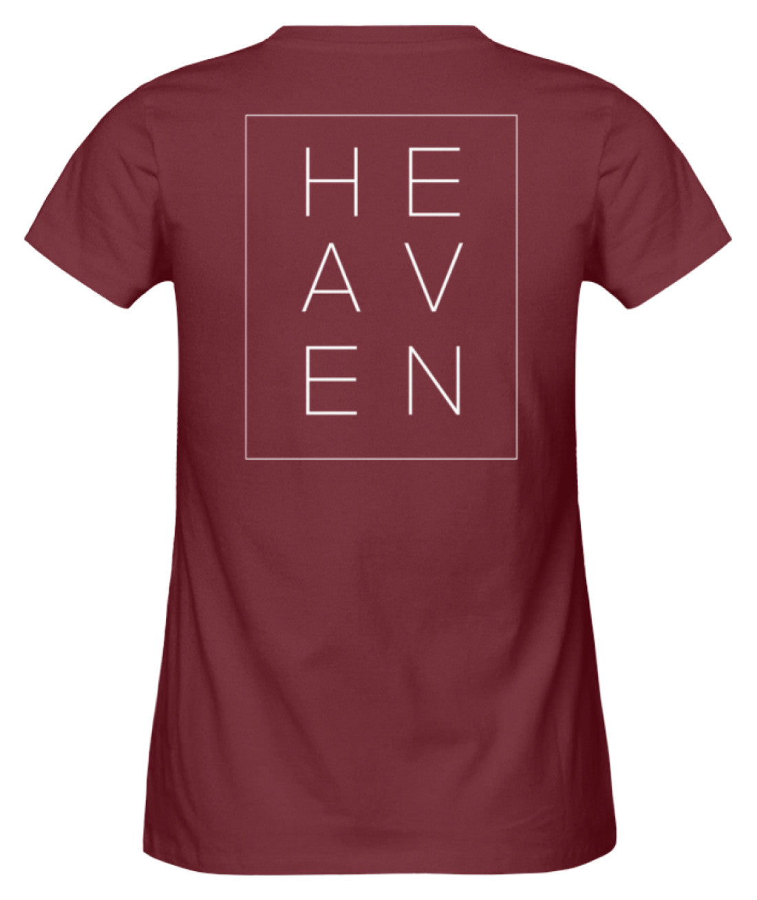 Heaven Rückseite  - Damen Premium Organic Shirt