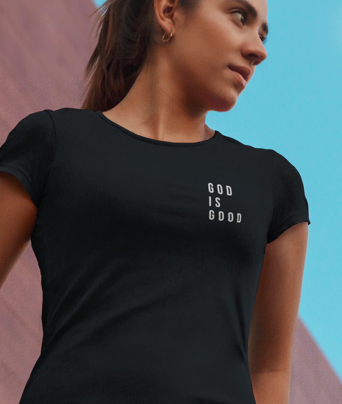 God is Good  - Damen Premium Organic Shirt