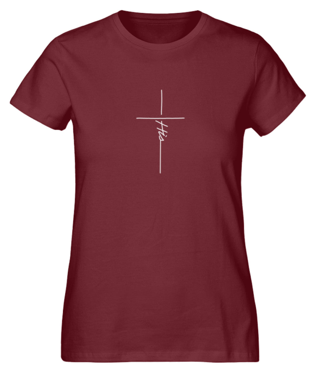 Kreuz "His"  - Damen Premium Organic Shirt
