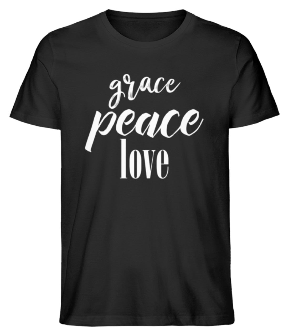 GRACE PEACE LOVE  - Herren Shirt