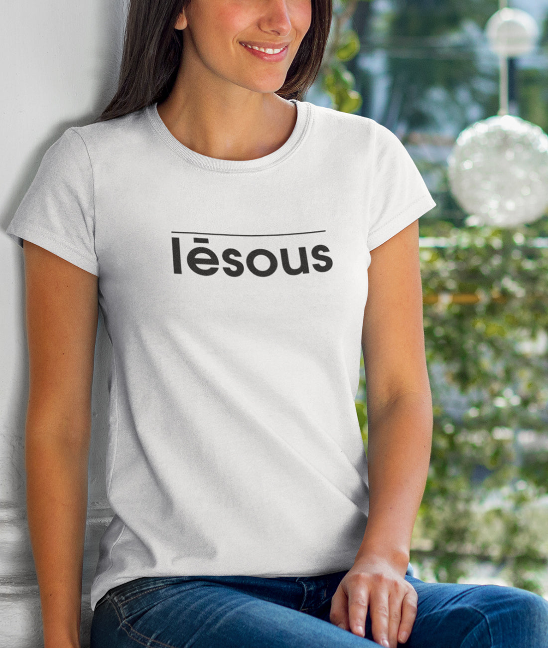 Lésous Jesus Griechisch  - Damen Premium Organic Shirt