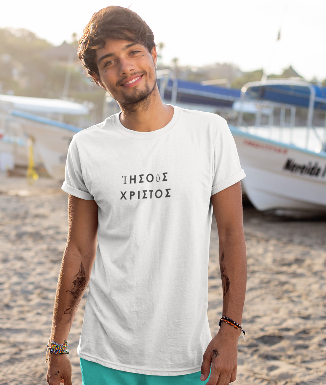 Jesus Christus Griechisch   - Herren Shirt