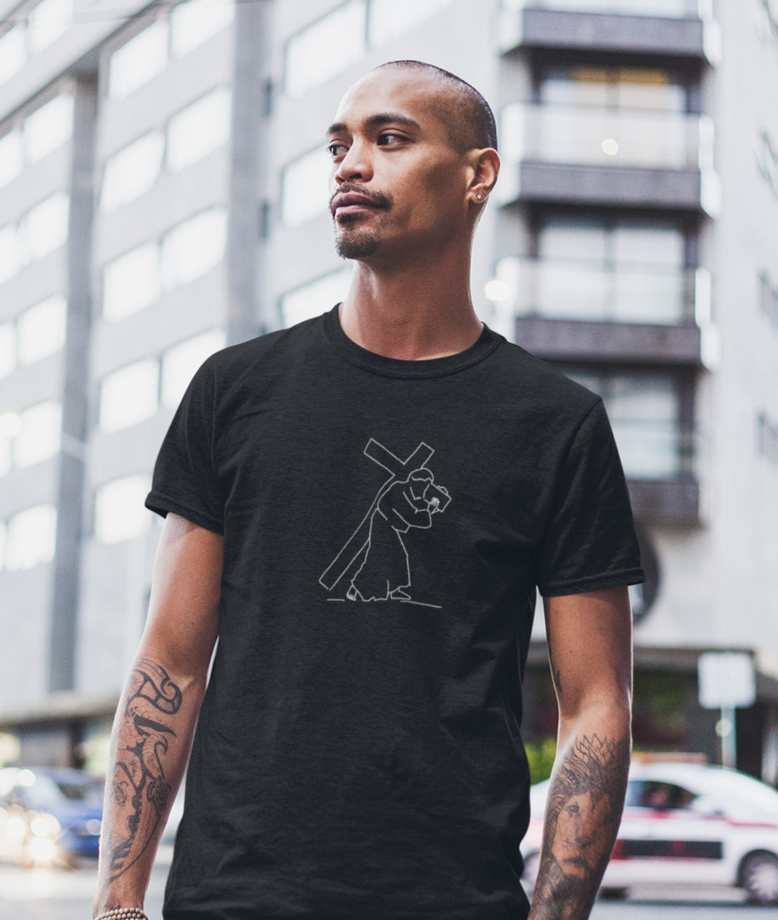 Jesus Kreuz  - Herren Shirt