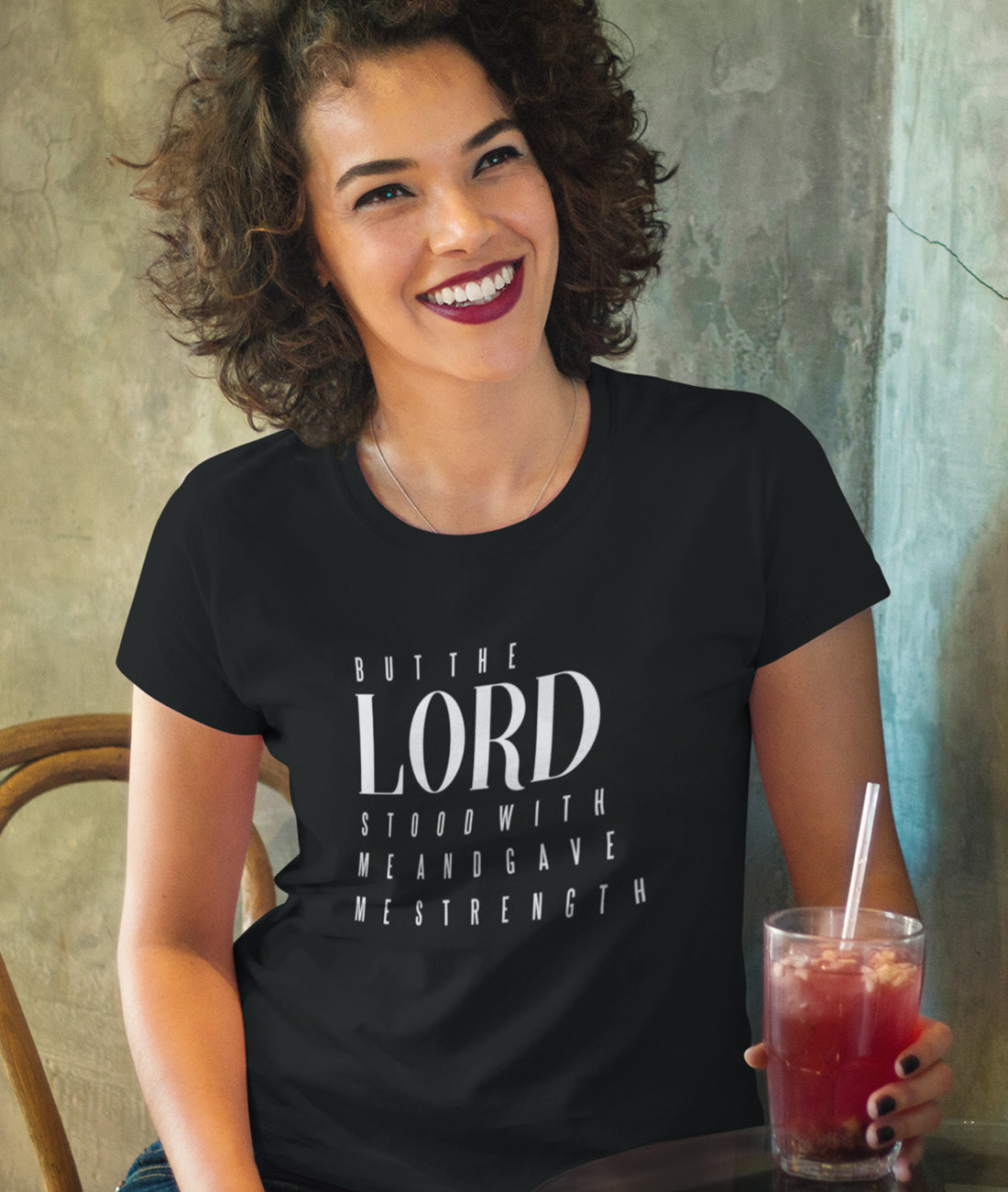 The Lord Gave Me Stength   - Damen Premium Organic Shirt