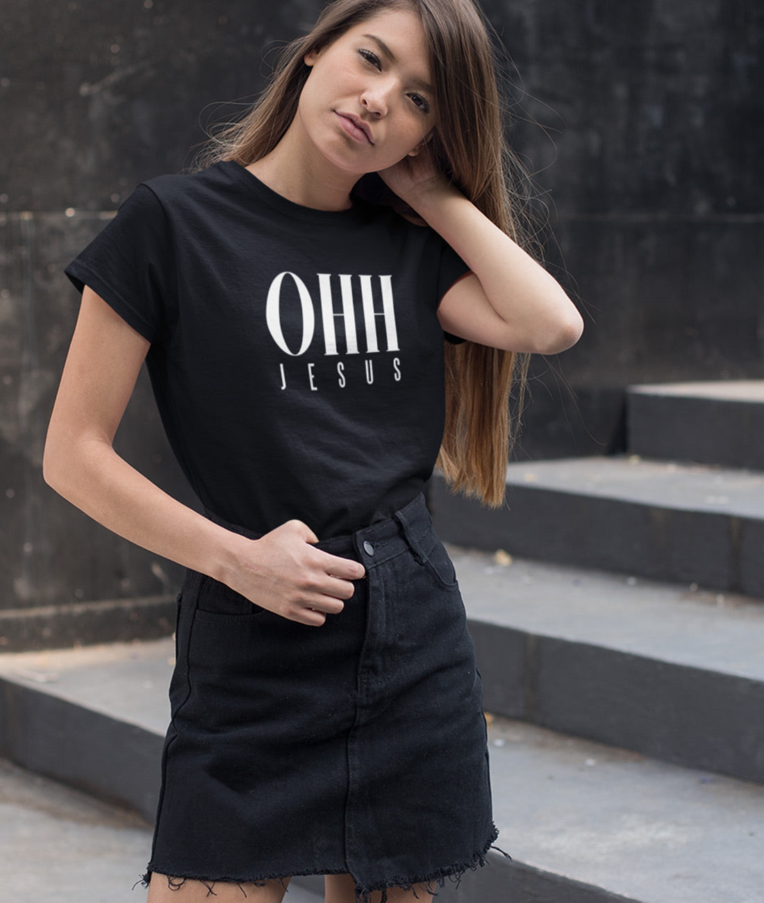 Ohh Jesus  - Damen Premium Organic Shirt