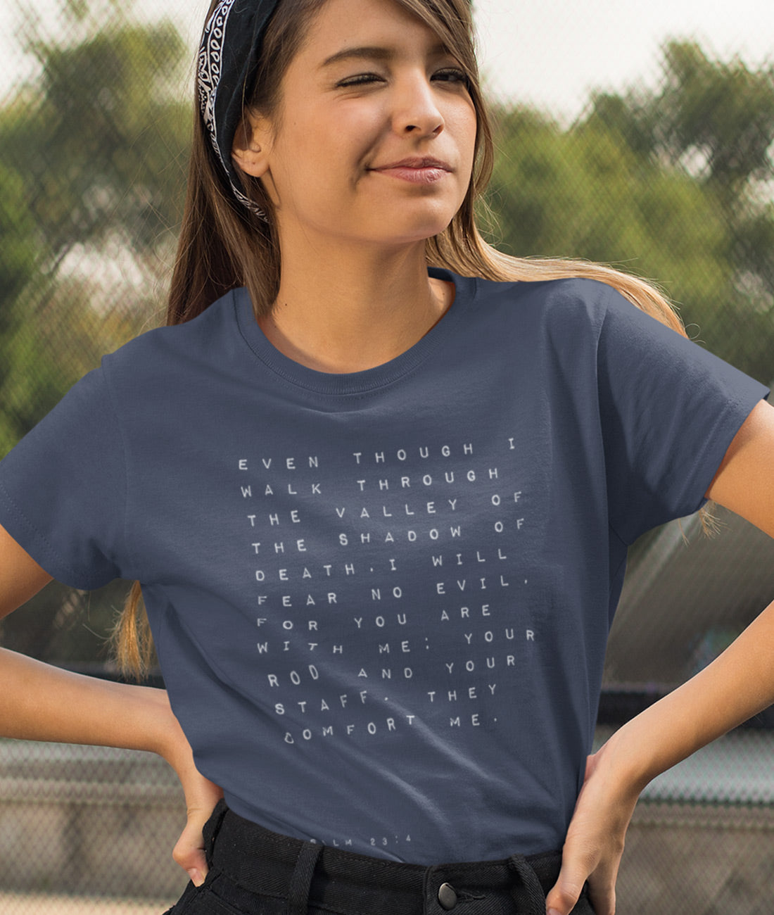 Psalm 23 englisch   - Damen Premium Organic Shirt