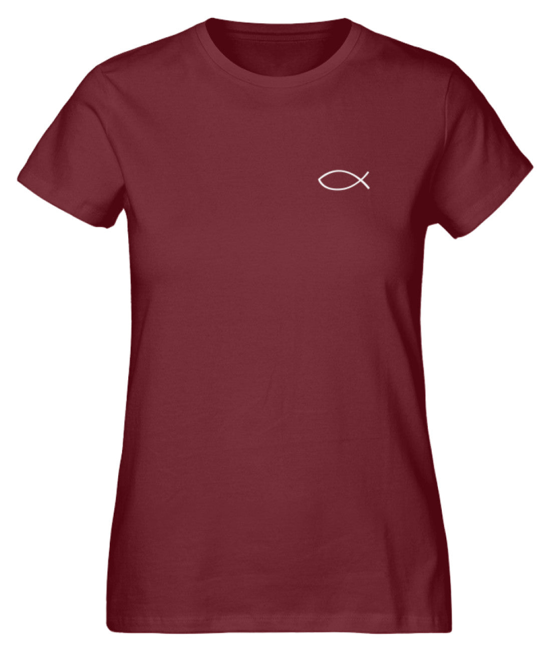 Christlicher Frisch Logo Weiss  - Damen Premium Organic Shirt