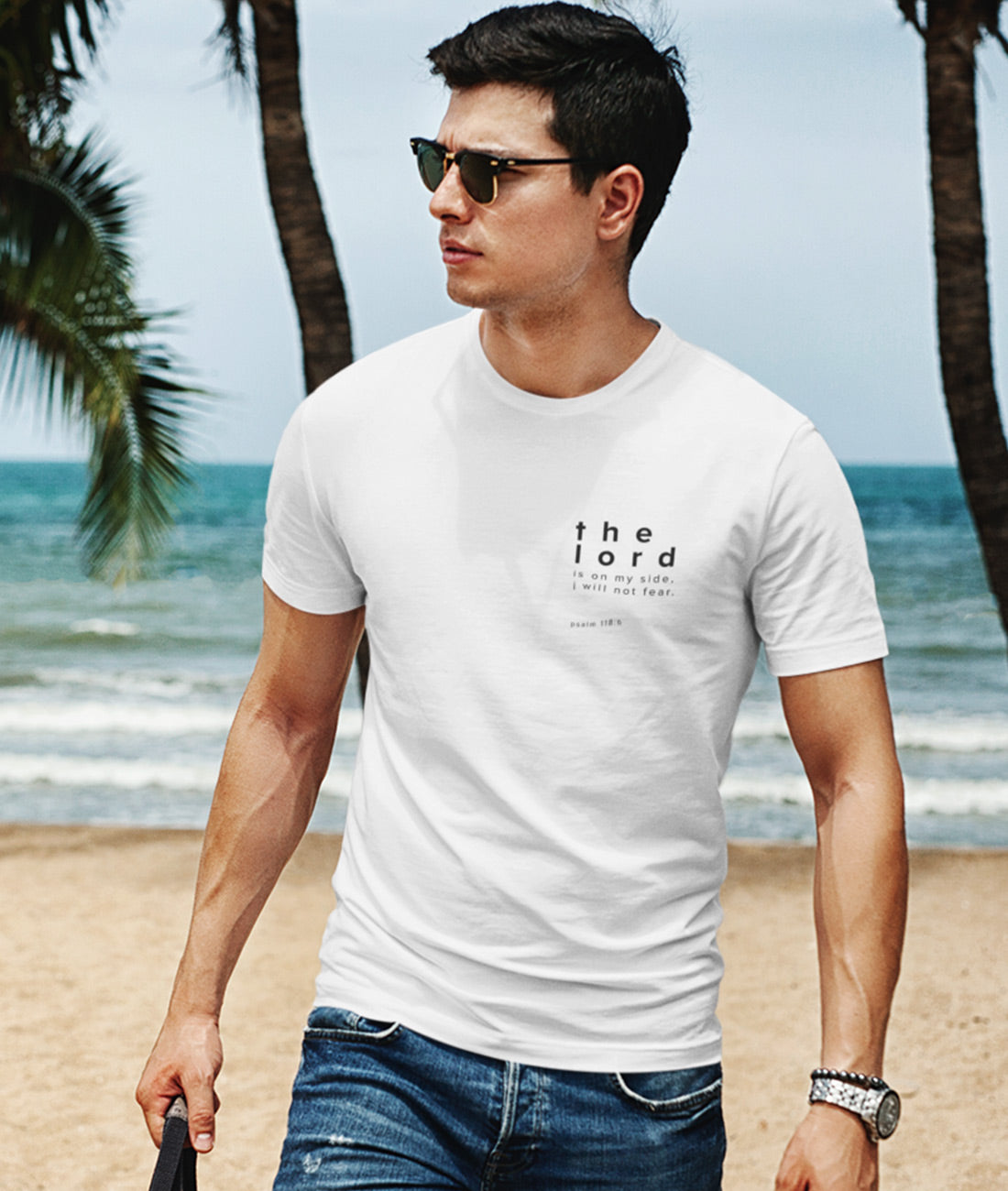 Psalm 118:6  - Herren Shirt