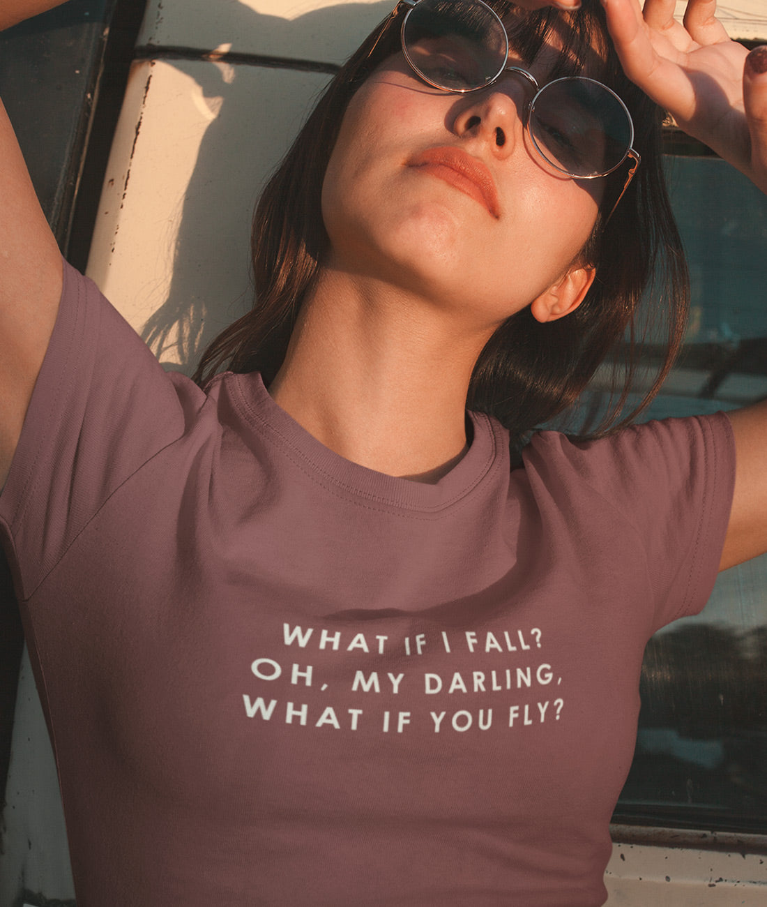 What if I fall? Oh, my Darling...   - Damen Premium Organic Shirt