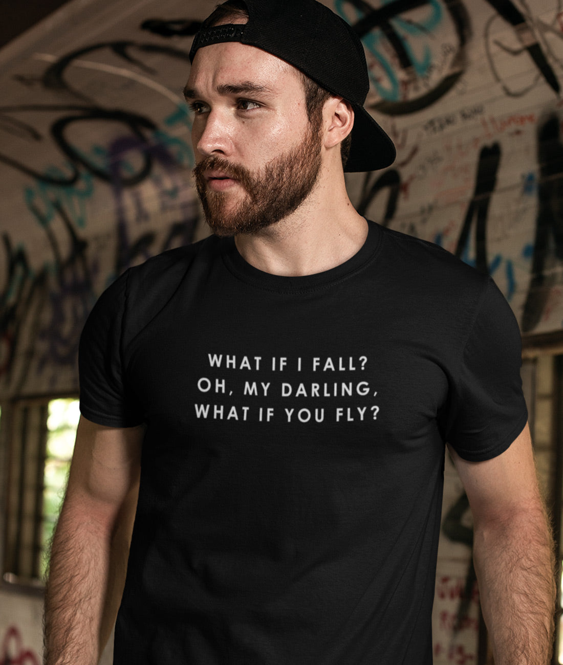 What if I fall? Oh, my Darling...   - Herren Shirt